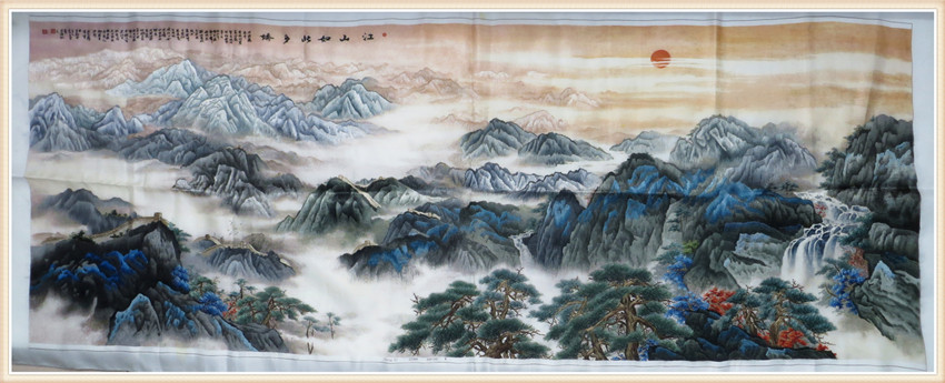 Su embroidery single-sided embroidery silk hand embroidery hand embroidery embroidery piece semi-finished product