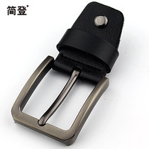  Mens belt head buckle Head pin buckle 3 8cm accessories Cowhide belt buckle head alloy perforated pants belt body clip