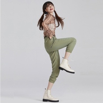 UNDORABLE 2021 summer new original bunch foot eight-point pants women thin Joker Harlan casual pants