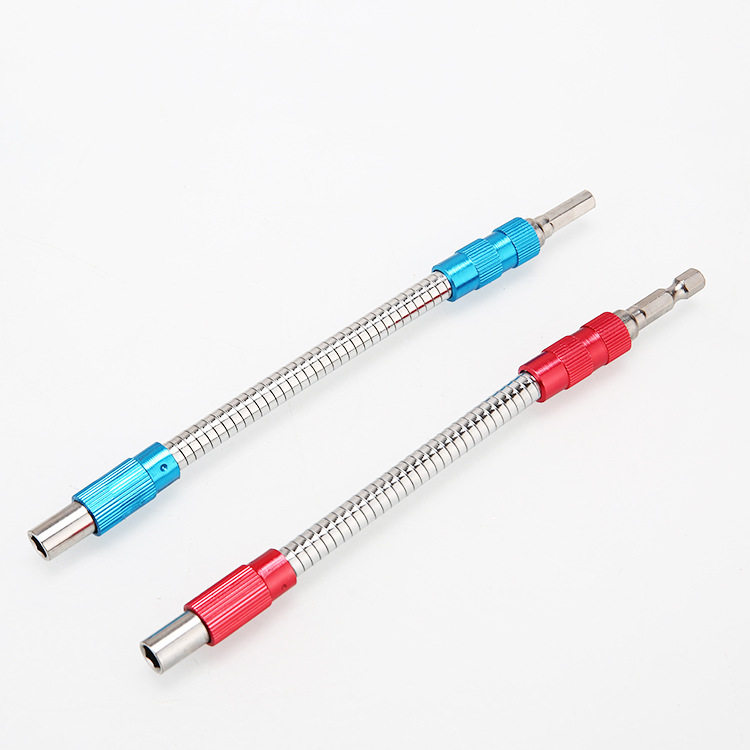 Factory direct universal metal universal flexible shaft batch head connecting lever multi-angle working charging drill flexible shaft