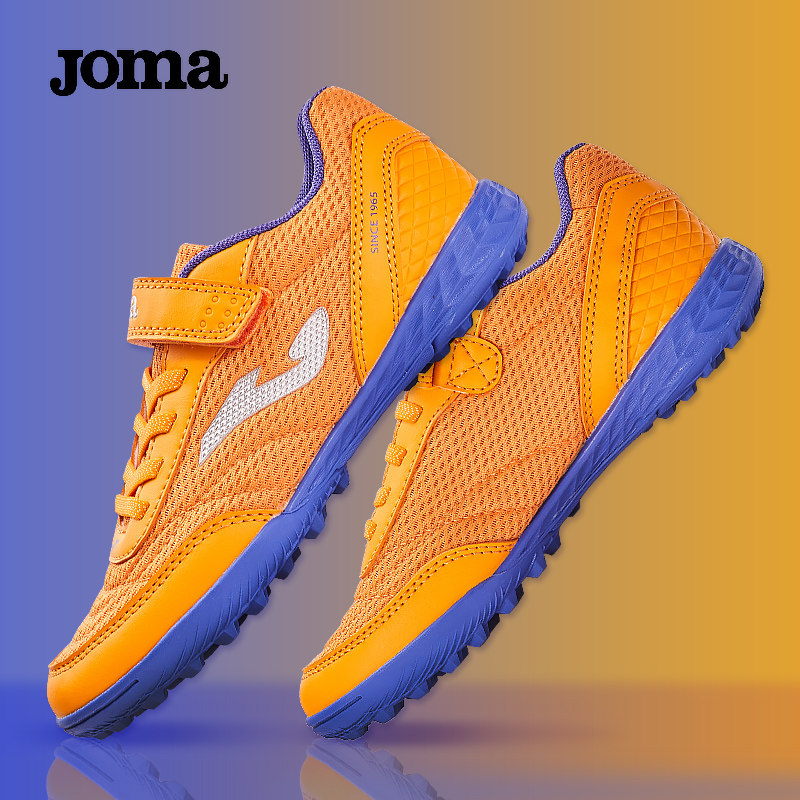 Детская футбольная обувь Joma TF, дышащая обувь на липучке для начальной школы, спортивная обувь для мальчиков и девочек AG с короткими ногтями, спортивная обувь для тренировок Изображение 1
