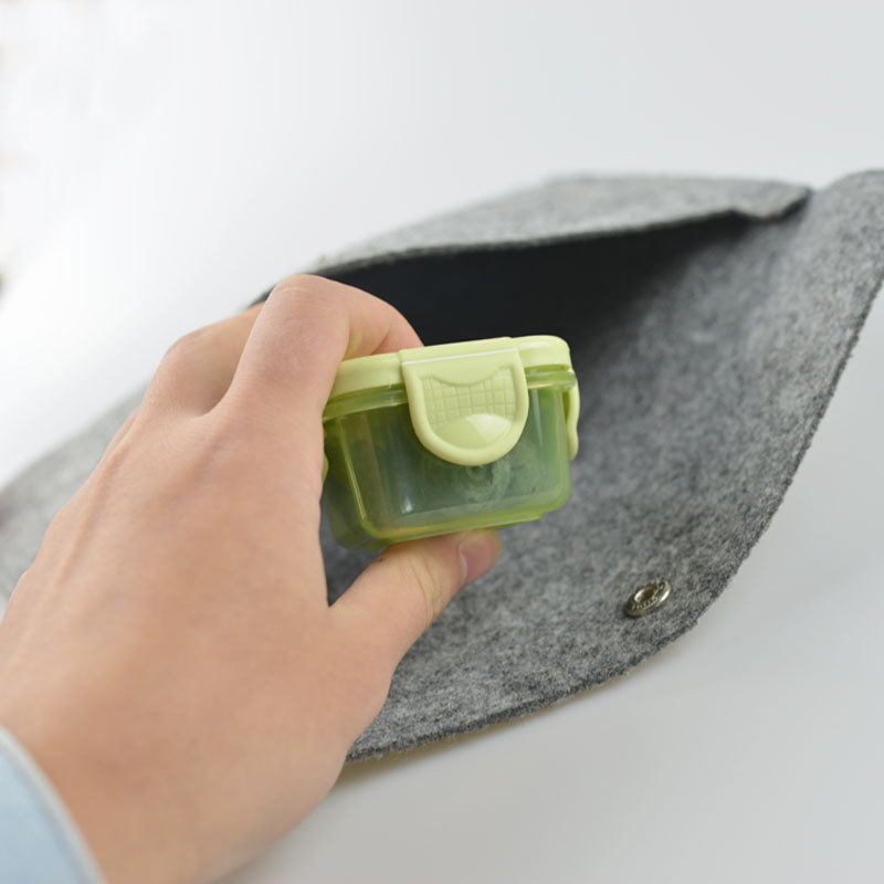 Packing small box mini food grade thickened sealed pet food box fishing bait hook medicine storage box jewelry