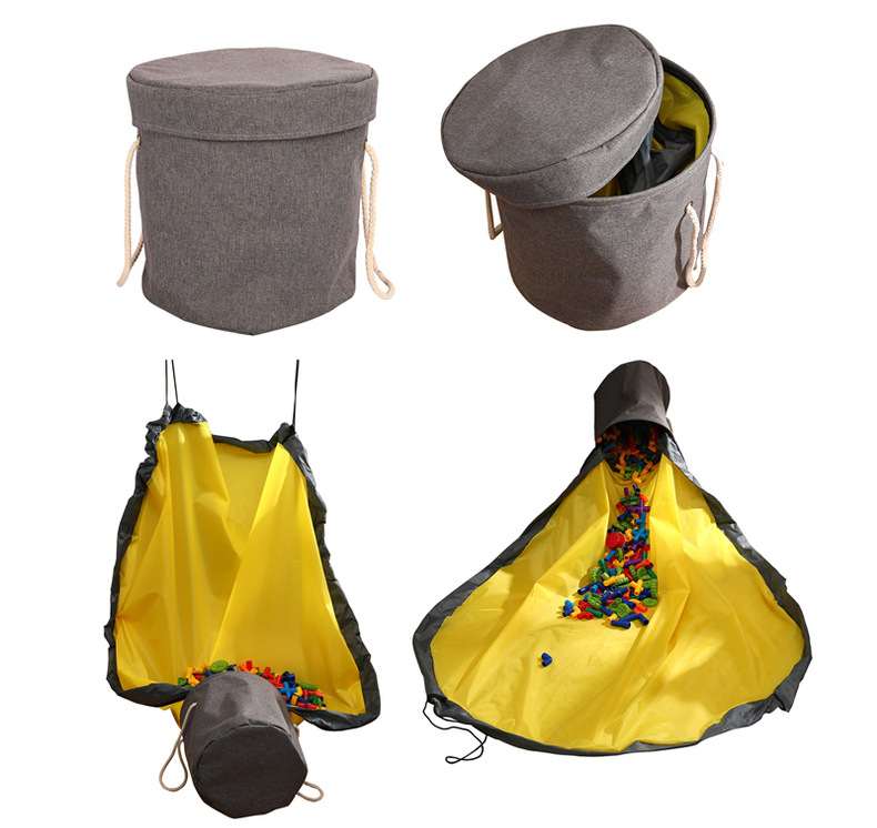 Toy Bucket Bag Fast Toy Clean-up Storage Finishing Basket Storage Basket LSE Dirty Laundry Basket Southeast Asia