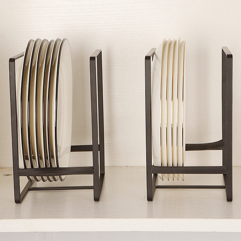 New Japanese-style kitchen plate storage rack cabinet dish drain rack plate tray chopping board finishing rack