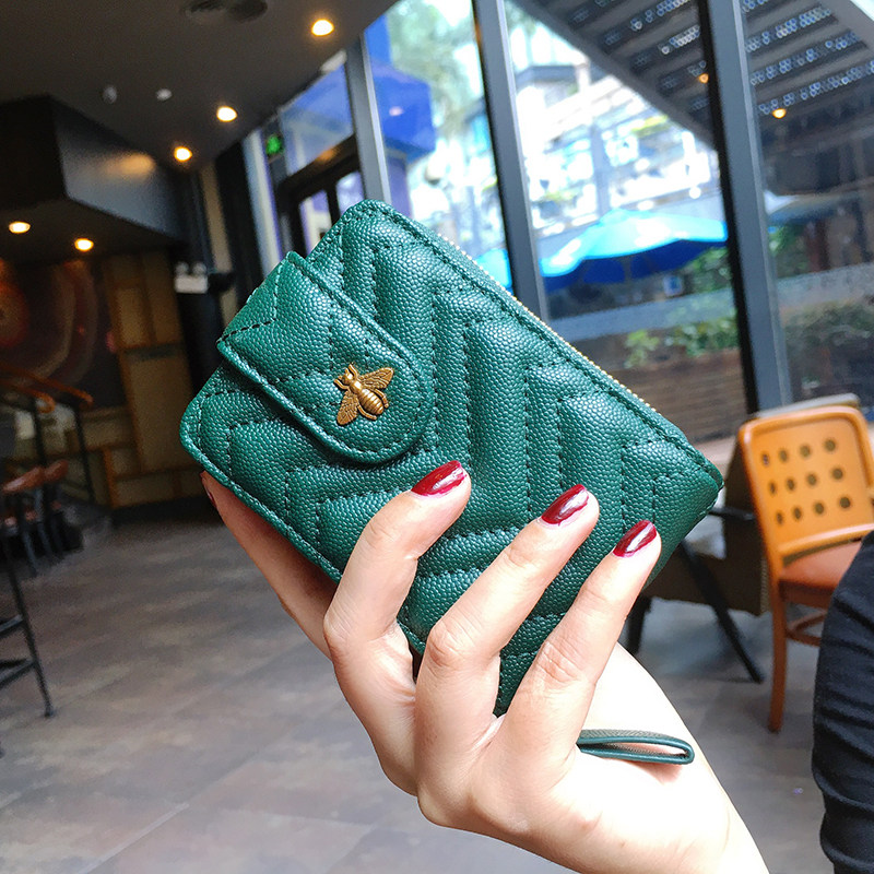 Driver's license leather case card bag Female multi-card small leather large capacity exquisite high-end personality creative card bag tide