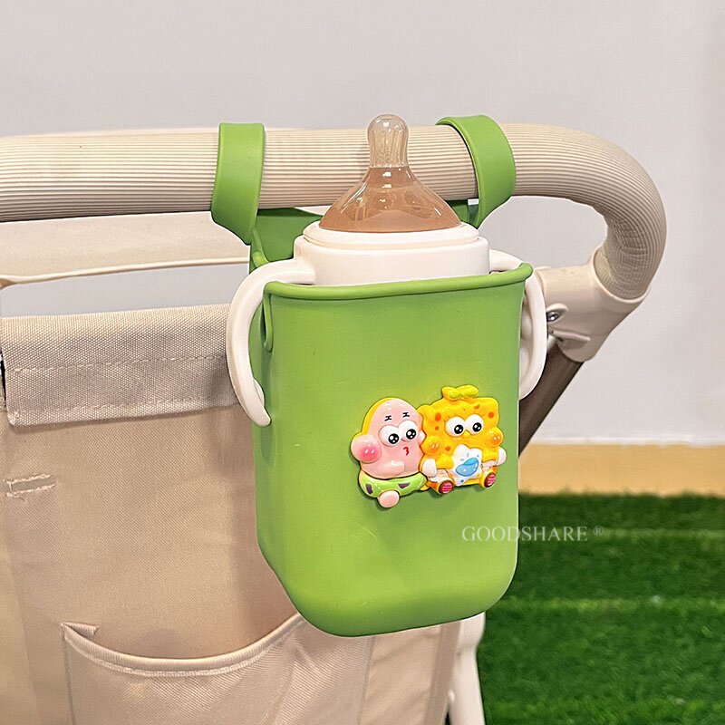 Baby stroller multifunctional cup holder storage bag