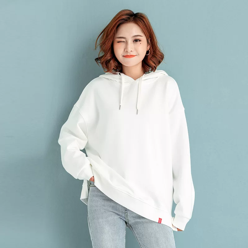 Брендовый весенний худи с капюшоном длинный Tide, корейский стиль, коллекция 2021 года, средней длины