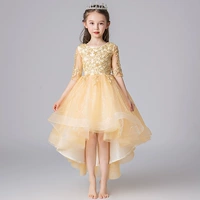Trẻ em ăn mặc công chúa váy cô gái fluffy hoa cô gái piano trang phục cô gái nhỏ chủ trang phục buổi tối nước ngoài khí - Váy trẻ em bexinhshop shop