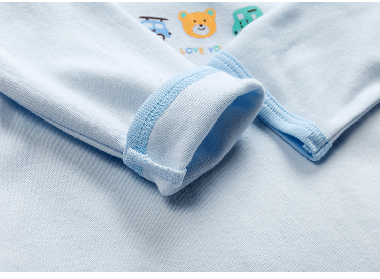 Đồ lót trẻ em đặt quần áo cotton mùa xuân quần áo bé trai và bé gái mùa thu quần áo bé gái mùa xuân và mùa thu ba mảnh quần áo cotton cho bé gái