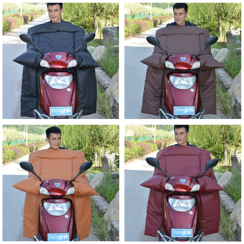 Electric car windshield is thickened in winter and warm girl Yadi waist wear windshield windshield electric bicycle