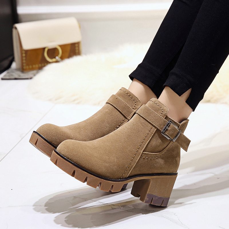 Bottes mi-saison femme en TPR - Ref 3249577 Image 5
