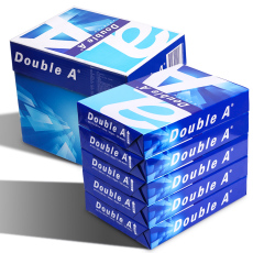Бумага цветная для принтера double a达伯埃a4纸整箱70g80克办公用品500张复印试卷纸考试打印学生双面双a纸2500张建筑图纸手抄报画画纸