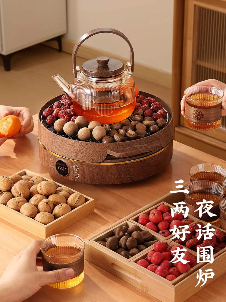 Baoxuan Tea-Making Set with Stove, 2026 Winter New Model, Household Indoor Winter Heating Electric Ceramic Stove with Teapot