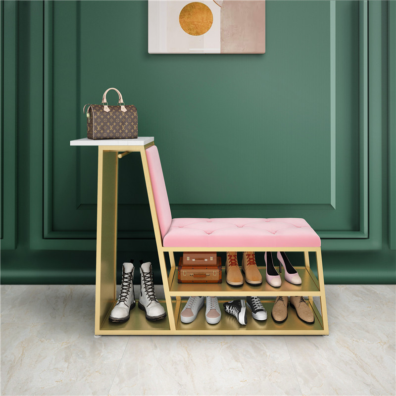 Nordic light and luxurious shoes for home entrance door-to-door wearing shoes cabinet minimalist accommodating shoe rack soft bag Cushion Creative Umbrella Stand