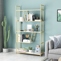 Nordic wrought iron bookshelf office floor-to-ceiling partition frame creative partition shelf combination industrial wind display shelf