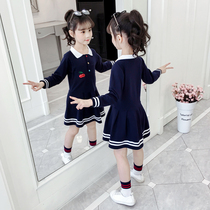 Girls dress 2021 new spring and autumn childrens princess dress autumn childrens dress spring autumn dress