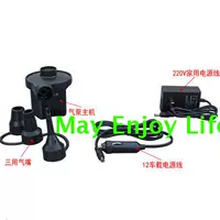 Черный двойной электрический насос для домашнего автомобиля