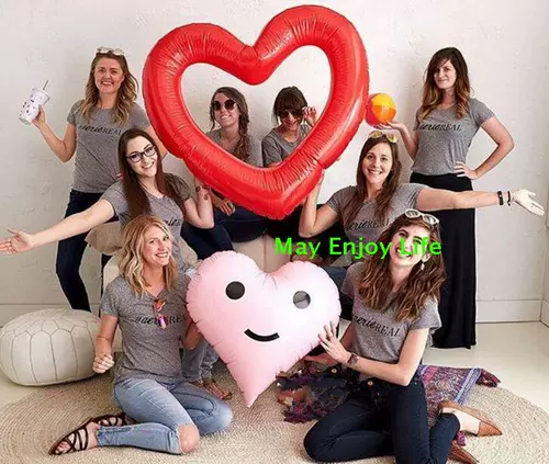 Надувной красный водный плавательный круг в форме сердца, игрушка на день Святого Валентина для игр в воде