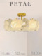 French-Style Clara Vesper Bedroom Designer Retro Light Luxury Glass Master Bedroom Ceiling Lamp High-End Lighting Fixtures