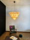 Italian Murano Living Room Designer Mid-Century Style Bedroom Dining Room French Yellow Handmade Glass Chandelier