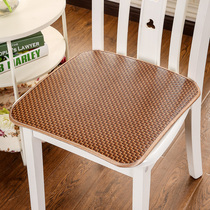 Ice silk vine grass cushion summer universal dining chair cushion chair office chair seat cushion car seat cushion summer