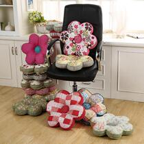 Pastoral thickened cushion chair cushion office waist cushion fabric student computer chair solid wood chair sofa cushion