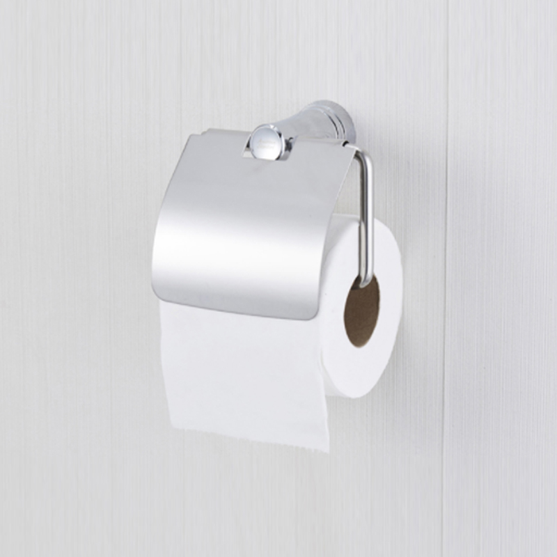 American bathroom cleaning appliance Home Makeup room perforated toilet paper towel rack wall-mounted waterproof toilet paper rack full copper 6586