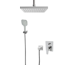 Beauty Mark Bathroom Dark Loading Wall Shower home All-copper suction top ceiling Bathroom Sky Curtain Shower suit