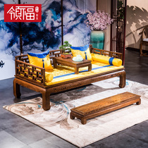 Like Fu Chicken Wing Murohan Han Bed three pieces of Chinese sleeping on Redwood Luo Han and Sofa Bed