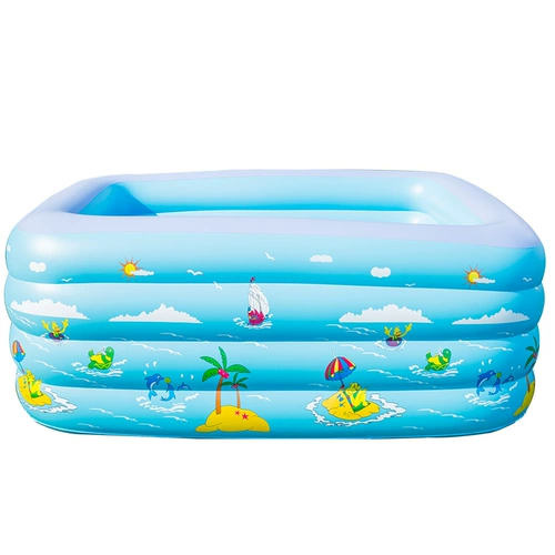 Детский надувной дорожный бассейн для домашнего использования для взрослых, детская ванна для ванны, увеличенная толщина