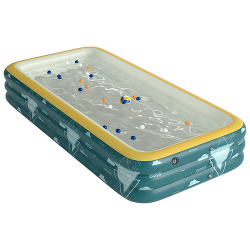 Детский автоматический надувной дорожный бассейн для домашнего использования для взрослых, детская ванна для игр в воде, увеличенная толщина