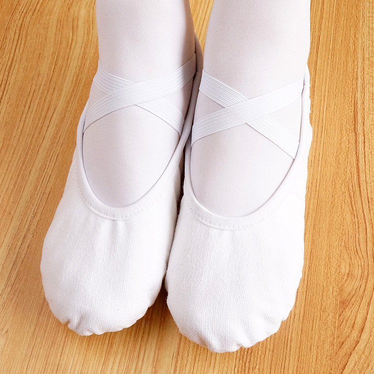 Dance Shoes Children Women Soft-bottom Exercises Cat Paw Shoes Princess Baby Dancing Girl White Toddler Ballet Shoes Woman
