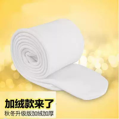 Tong Tong Tong Tong plus velvet autumn and winter 12-15 year old student White Stockings girl long socks dance underwear socks