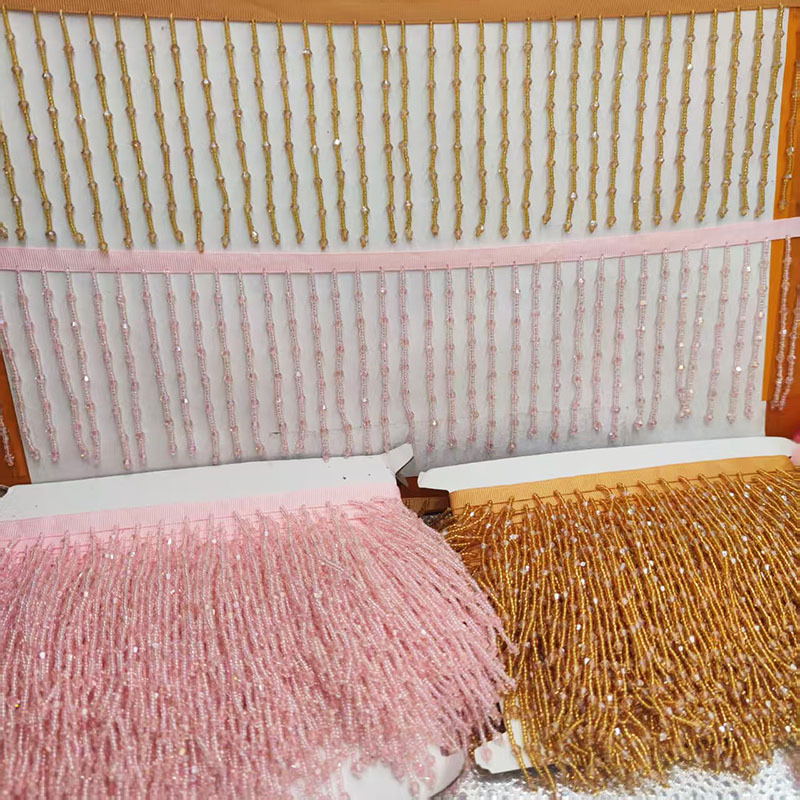 001 10cm Hanging Beads, Beaded Lace Curtain, Crystal Dance Skirt, Lace Trim 001 10cm Hanging Beads, Beaded Lace Curtain, Crystal Dance Skirt, Lace Trim