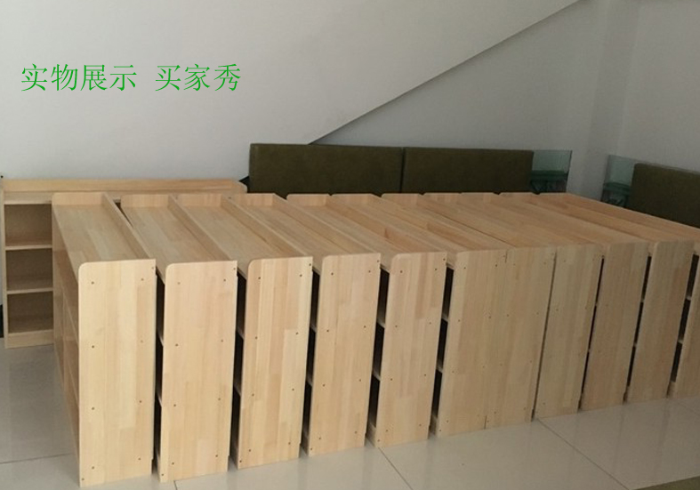 Tủ sách mẫu giáo lưu trữ đồ chơi giá tủ sách tủ lưu trữ tủ lưới sinh viên tủ sách tủ gỗ rắn tủ lưu trữ trẻ em tủ - Kệ tủ kệ