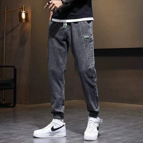 Летние тонкие джинсы, штаны для отдыха, свободный крой