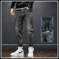 2022 Harlan jeans men's spring new loose straight casual trend retro long pants spring and autumn