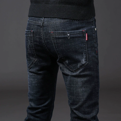 Весенние приталенные трендовые джинсы, штаны для отдыха, свободный прямой крой