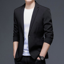 Spring Men Casual Little Western Suit Free single Western jacket Mens suit 100 lap spring and autumn mens suit jacket