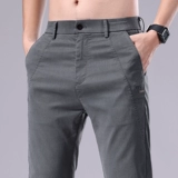 Летние шелковые штаны, свободный прямой крой