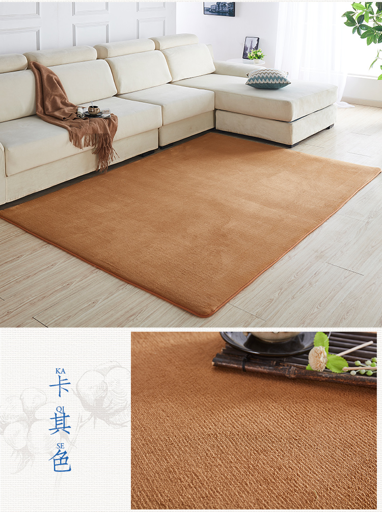 Cạnh giường ngủ thảm tùy chỉnh lông tơ phòng khách bàn cà phê thảm cửa hàng pad phòng ngủ cho Mats phòng cô gái dễ thương của trẻ em - Thảm thảm lông chụp ảnh