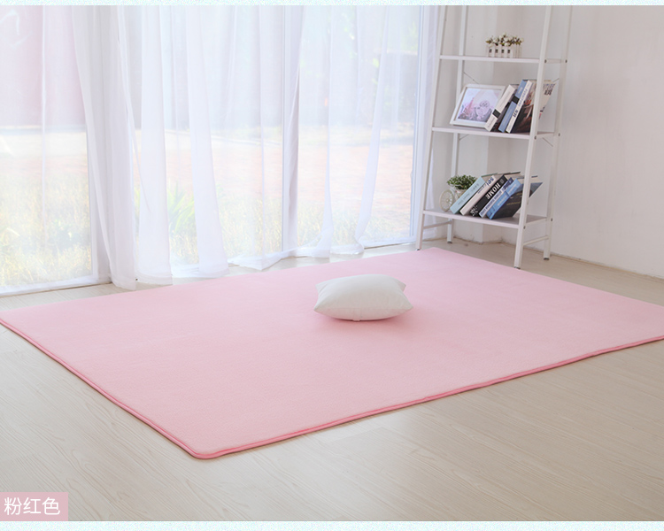 Giường thảm phòng ngủ ins gió cô gái dễ thương thảm đỏ lưới bố trí trong một cửa hàng thảm khu vực phòng khách lớn cho tùy chỉnh - Thảm thảm