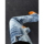 светло-голубые джинсы cleanfit с рисунком молнии, мужские брюки American high street vibe, постиранные брюки micro-la scimitar mini 2