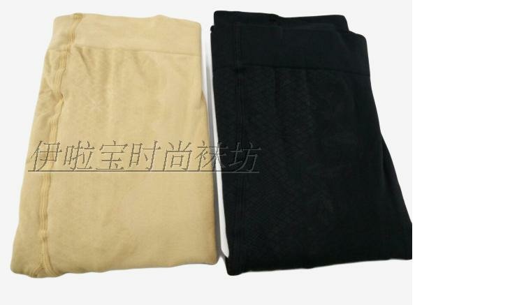 SHI Yi mùa xuân 150D vải thun nhung cao cấp có độ bền cao quần tất trắng