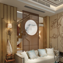  New Chinese style entrance cabinet screen partition wall living room modern simple entrance door custom occlusion bedroom block brake folding screen