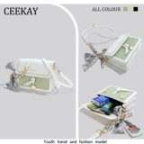 Ceekay, небольшая дизайнерская кремовая небольшая сумка, маленькая сумка через плечо