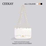 Ceekay, небольшая дизайнерская сумка через плечо, сумка на одно плечо, в стиле Шанель, премиум класс