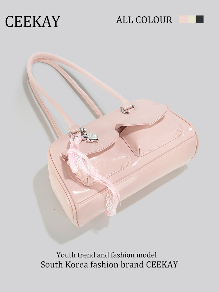 Ceekay Genuine Niche Bowling Bag Underarm Bag High-End Shoulder Bag Women's 2025 New Crossbody Bag