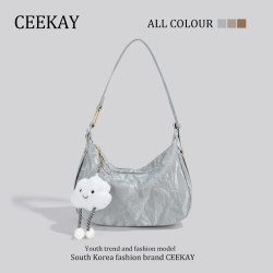Ceekay Genuine High-End Trendy Underarm Bag Niche Design Bag for Women Summer 2026 New Crossbody Bag