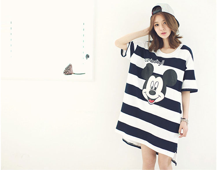 Phân bón đặc biệt XL đồ ngủ nữ mùa hè cotton ngắn tay lỏng Hàn Quốc phiên bản của nightdress chất béo mm200 kg ăn mặc